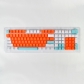 Salmon 104+9 PBT Doubleshot Opaque Keycaps Set OEM Profile for Mechanical Gaming Keyboard ANSI ISO Layout 61/87/104/108